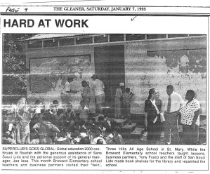 376a - Hard at work - The Gleaner - January 7, 1995 Joe Joey Joseph Issa Jamaica